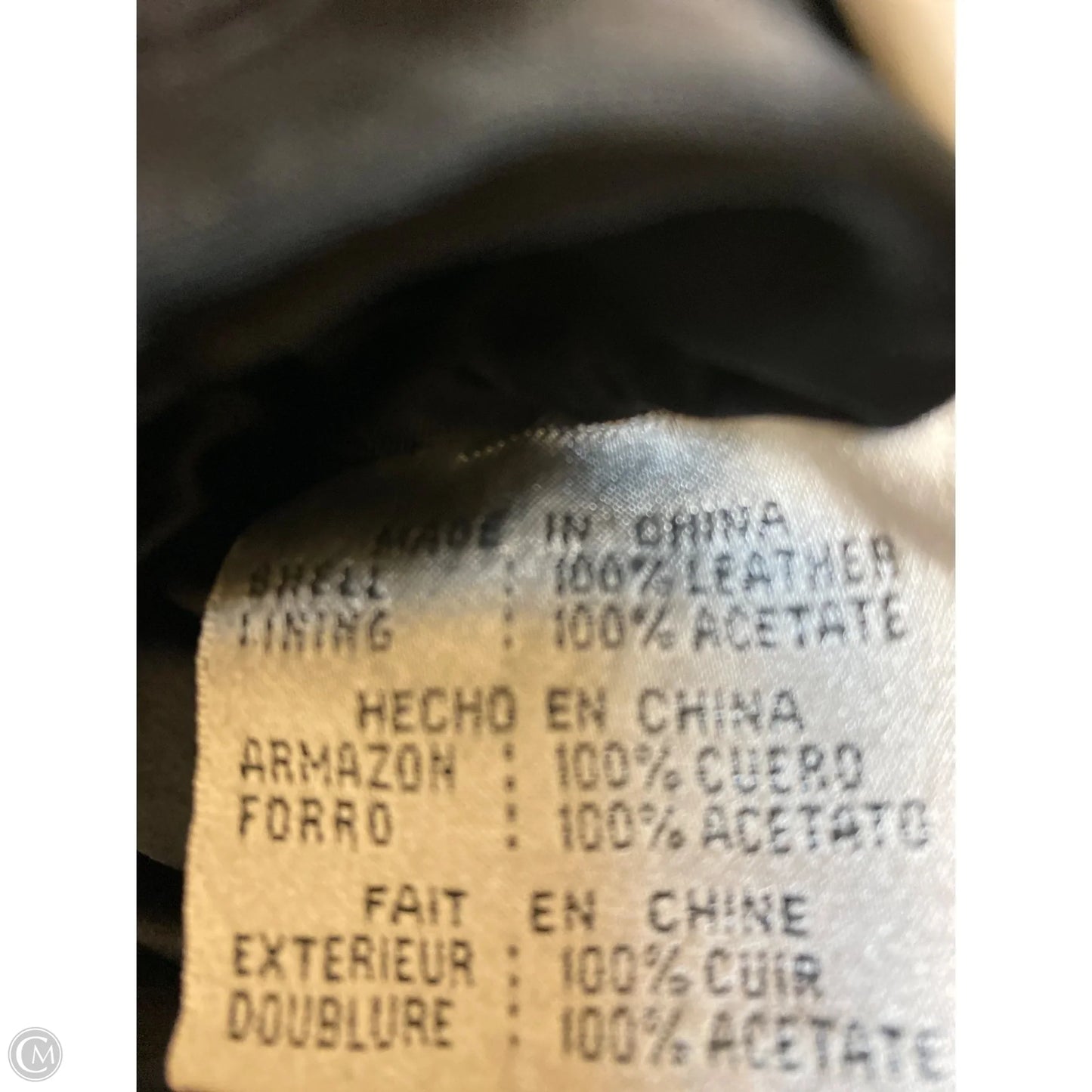 Coat Leather By Sienna Sky In Black, Size: L