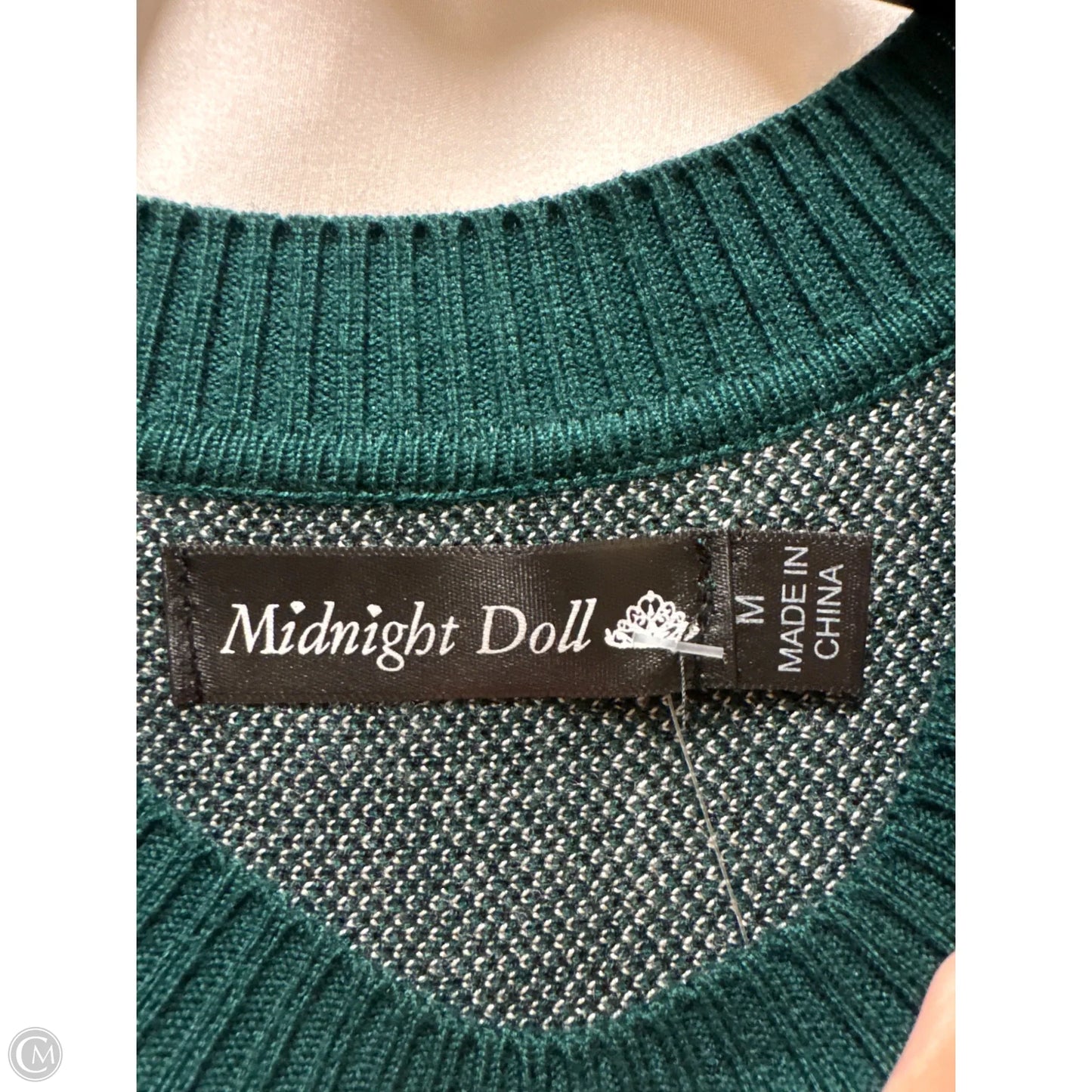 Dress Sweater By Clothes Mentor In Green, Size: M