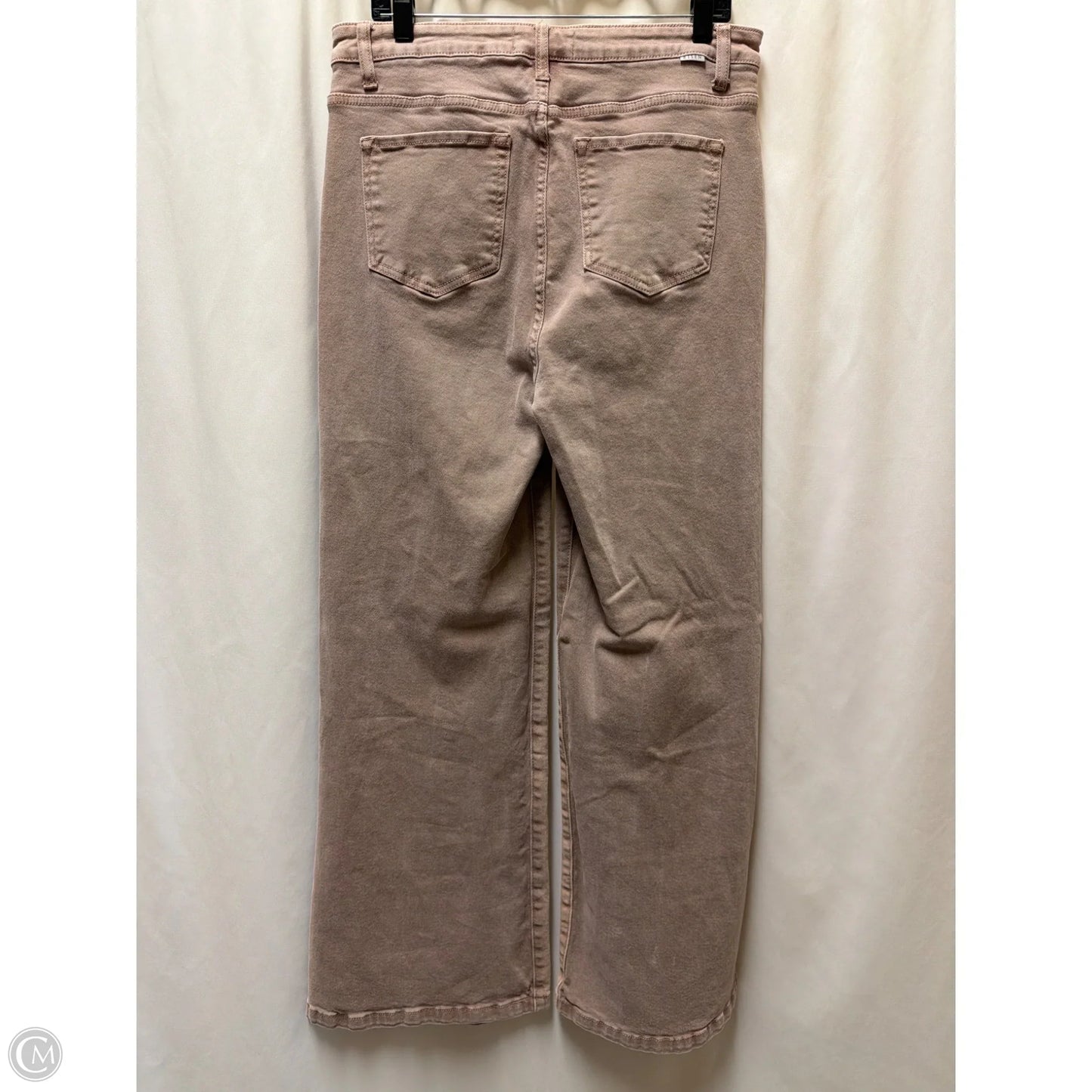 Jeans Straight By Risen In Pink, Size: 14