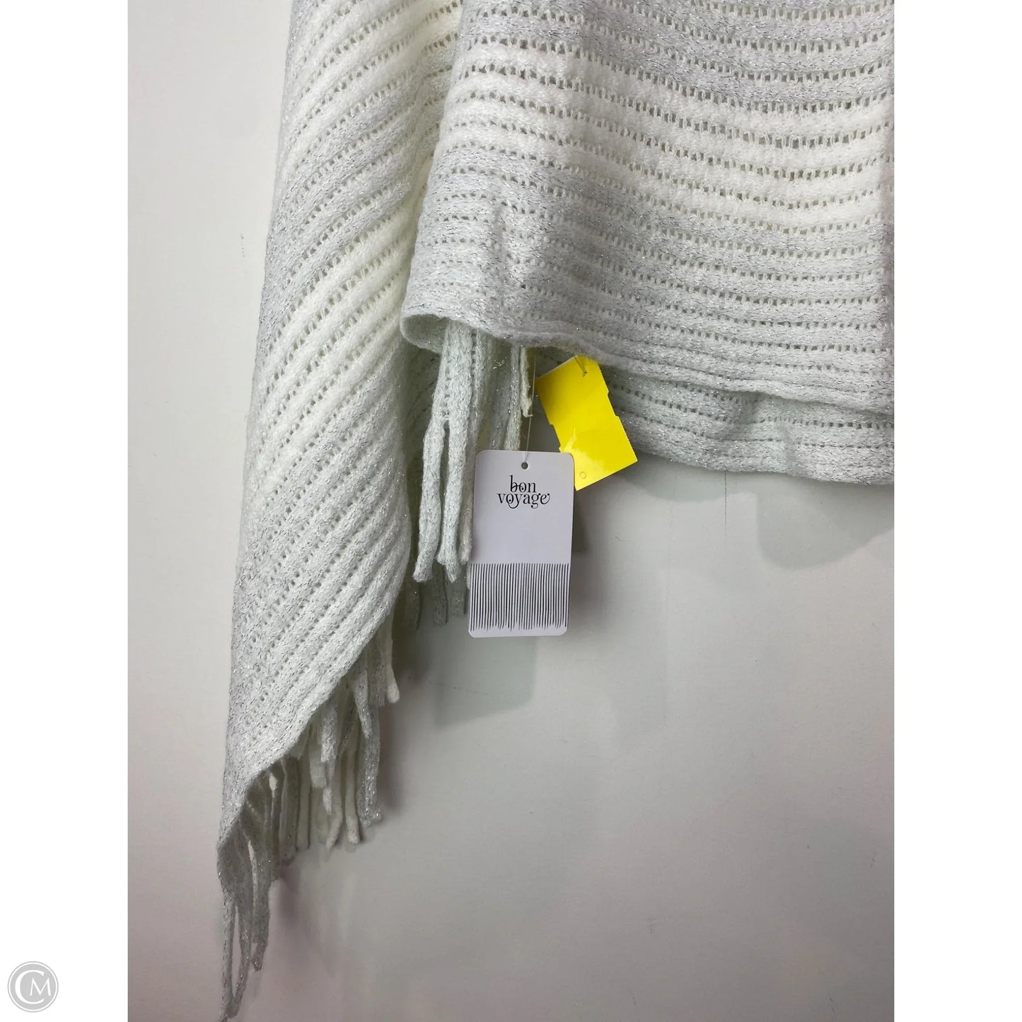 Shawl By Clothes Mentor In Grey