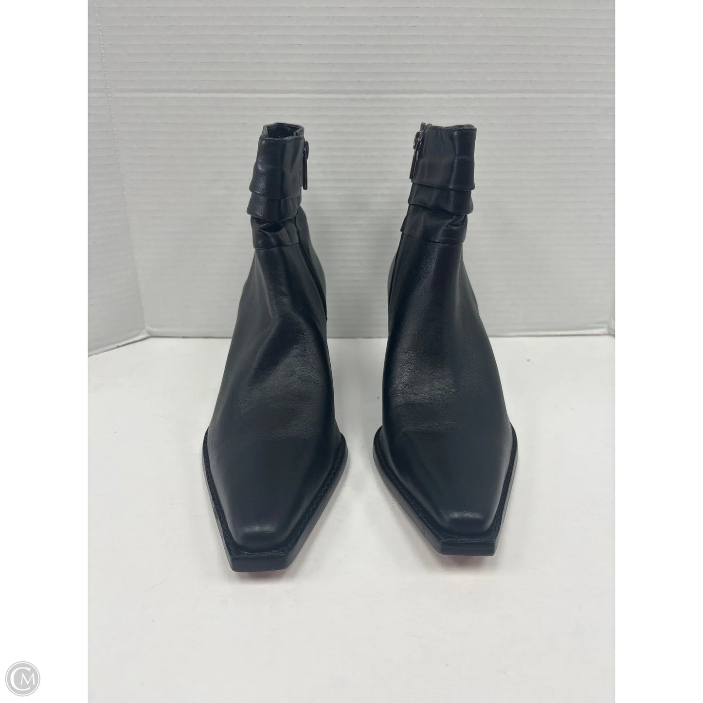 Boots Ankle Heels By Vince Camuto In Black, Size: 8.5