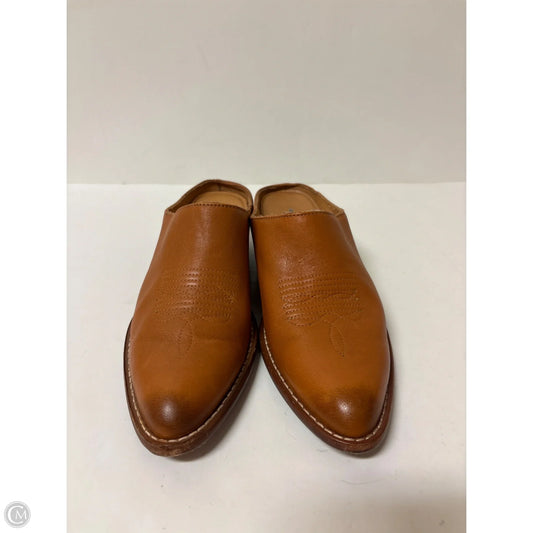 Boots Western By Clothes Mentor In Brown & Orange, Size: 7