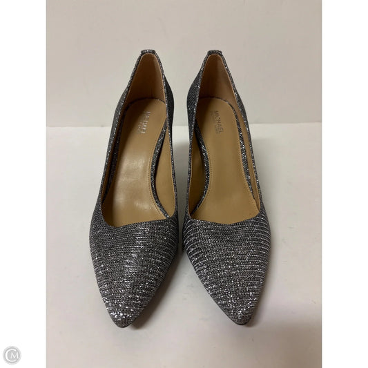 Shoes Heels Stiletto By Michael By Michael Kors In Silver, Size: 8