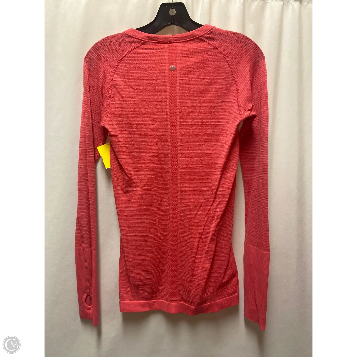 Top Long Sleeve By Lululemon In Pink, Size: M