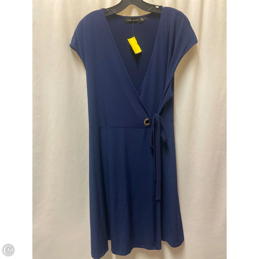 Dress Casual Midi By Ivanka Trump In Blue, Size: Xl