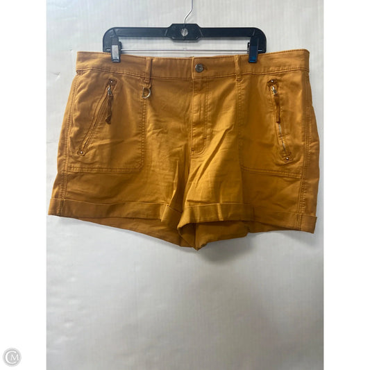 Shorts By White House Black Market In Yellow, Size: 18
