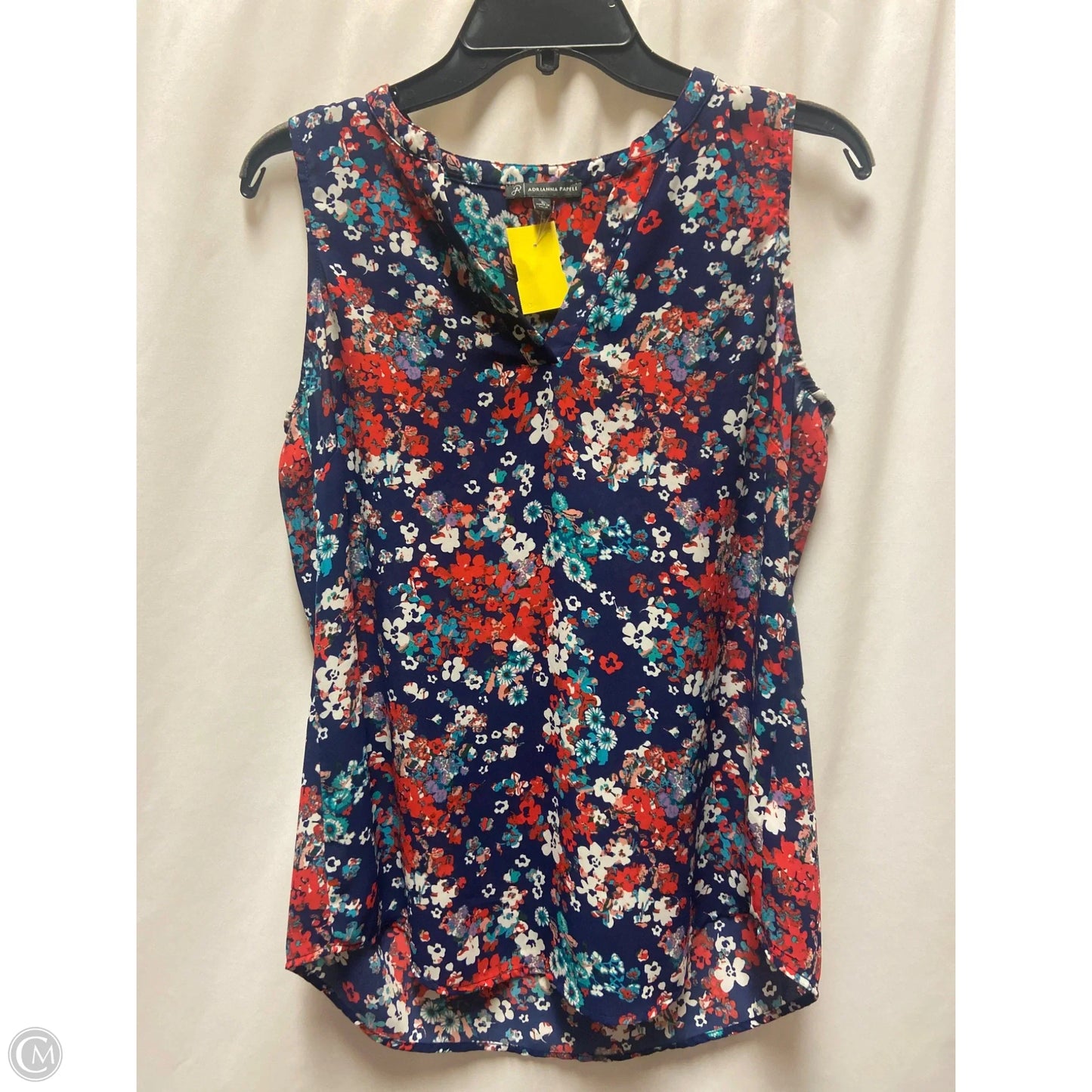 Top Sleeveless By Adrianna Papell In Red, Size: S