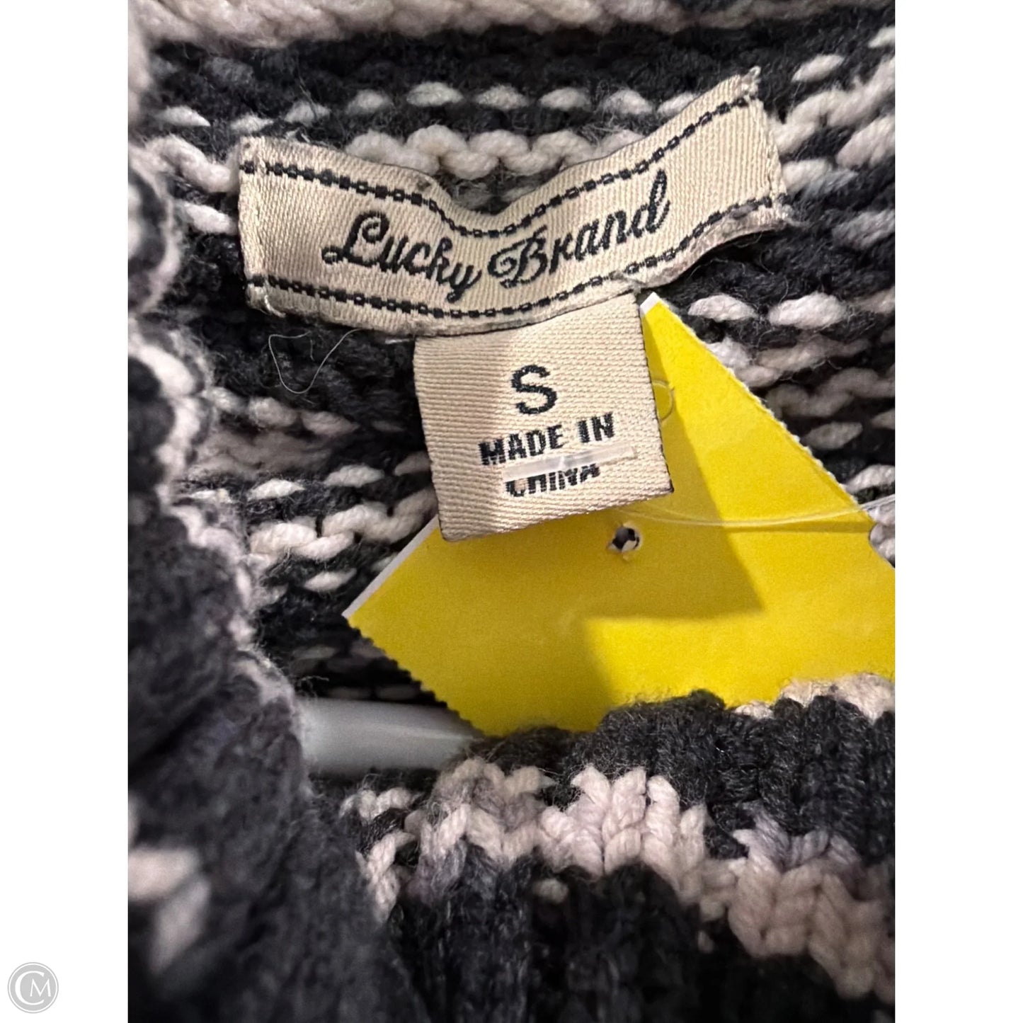 Sweater By Lucky Brand In Grey, Size: S