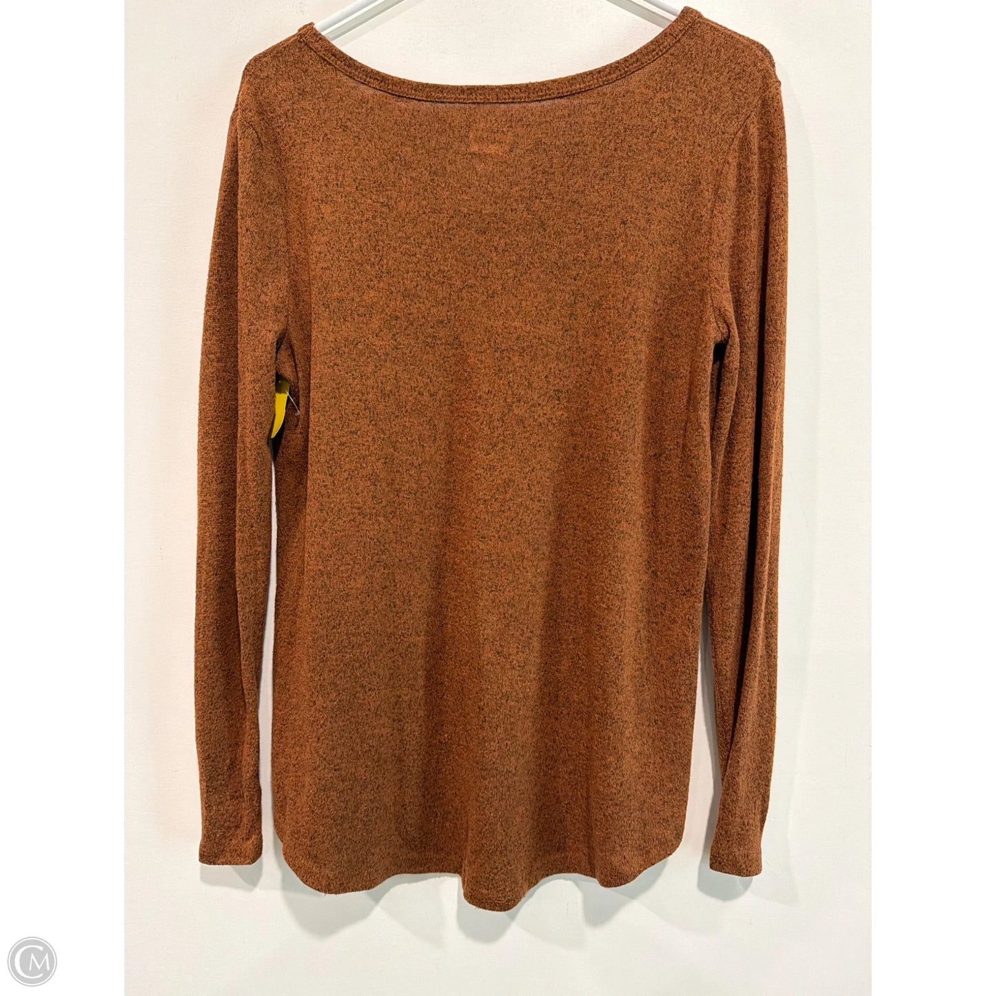 Top Long Sleeve By Maurices In Brown, Size: M