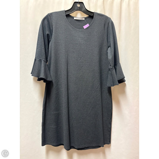 Dress Casual Midi By Chris And Carol In Grey, Size: L