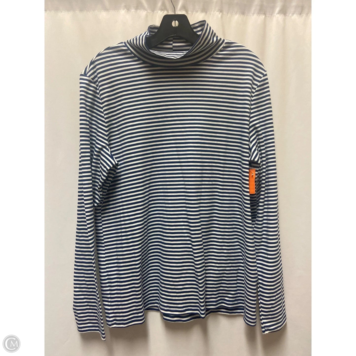Top Long Sleeve By Croft And Barrow In Blue, Size: Xl