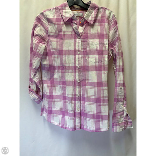 Top Long Sleeve By Croft And Barrow In Pink, Size: Xs
