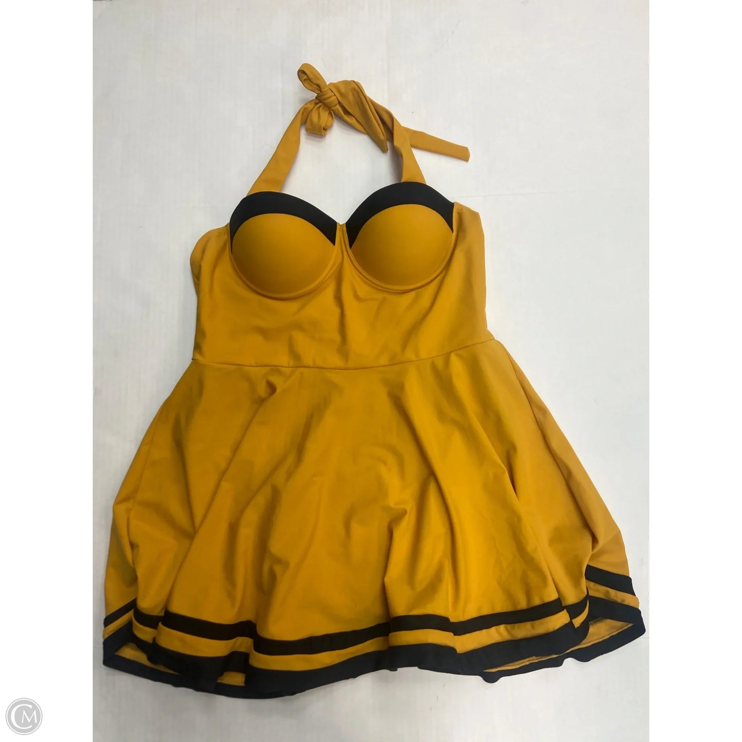 Swimsuit By Clothes Mentor In Yellow, Size: Xxl