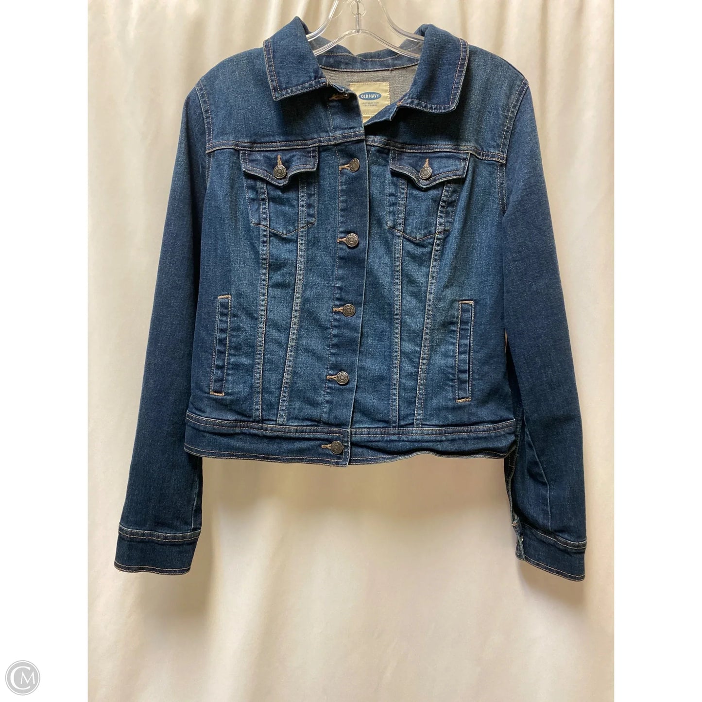 Jacket Denim By Old Navy In Blue Denim, Size: M
