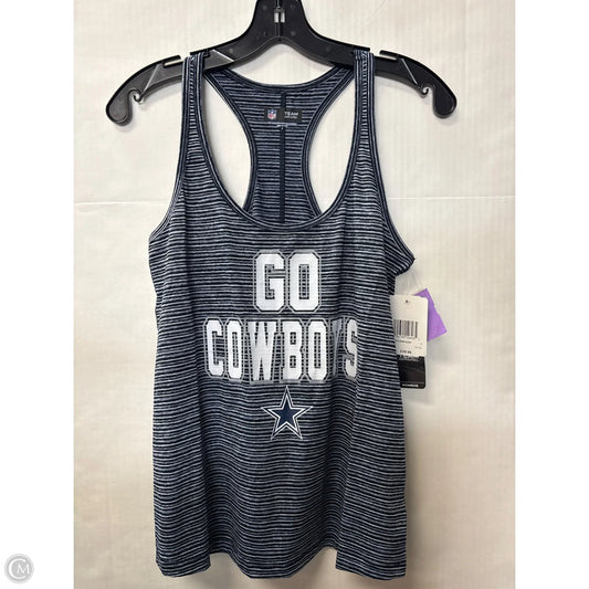 Top Sleeveless By Nfl In Blue, Size: S