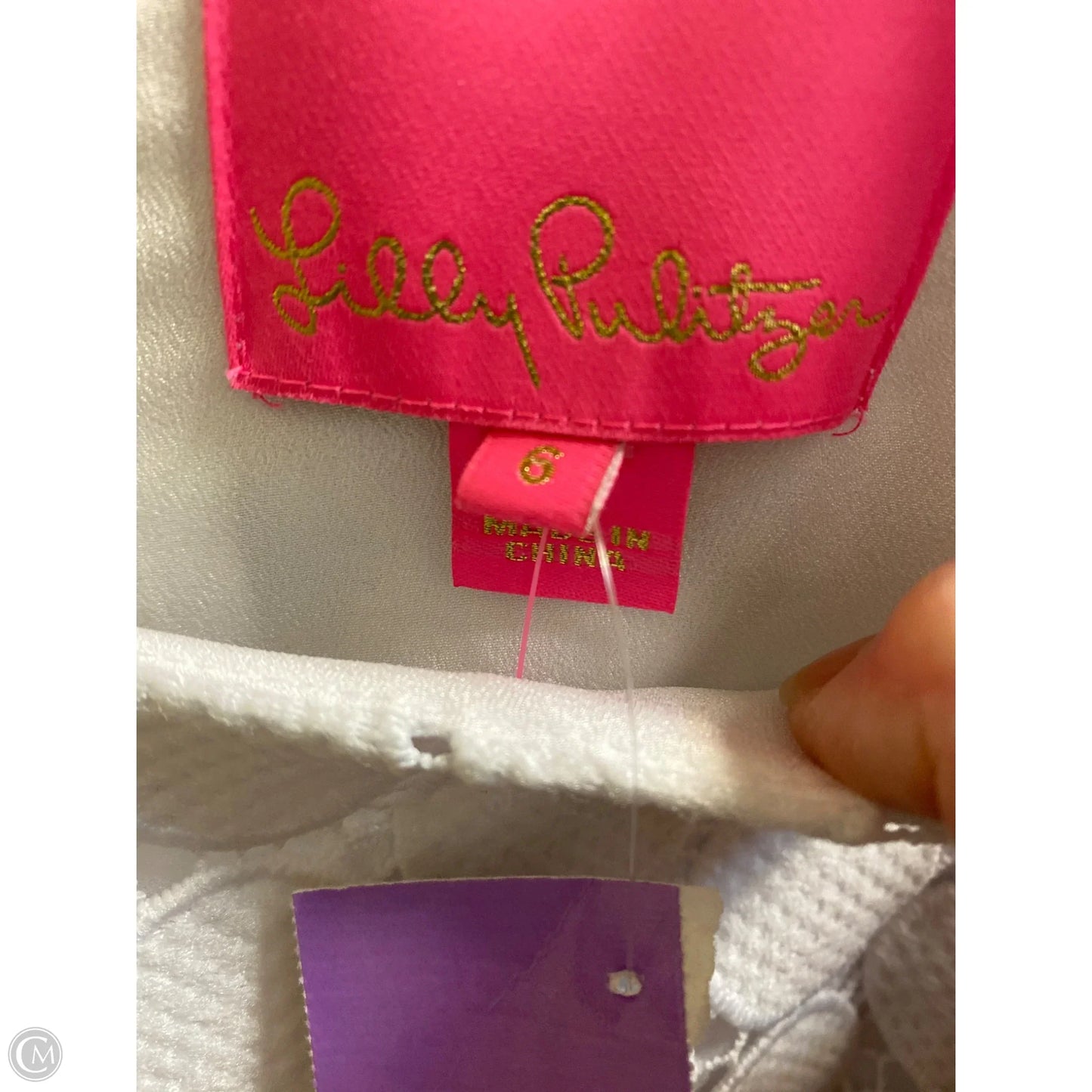 Dress Designer By Lilly Pulitzer In White, Size: S