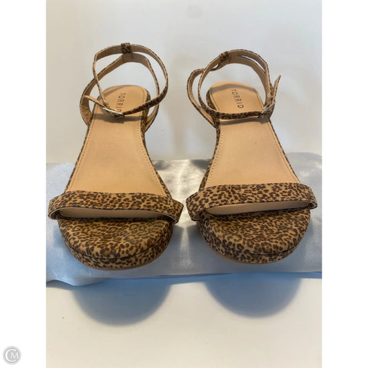 Shoes Heels Stiletto By Torrid In Animal Print, Size: 8.5