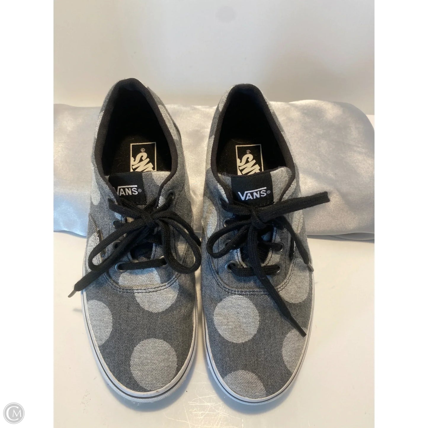 Shoes Sneakers By Vans In Grey, Size: 7.5