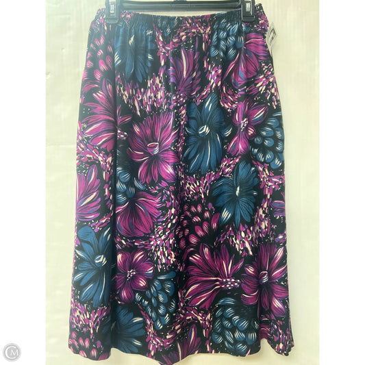 Skirt Midi By Clothes Mentor In Purple, Size: 16