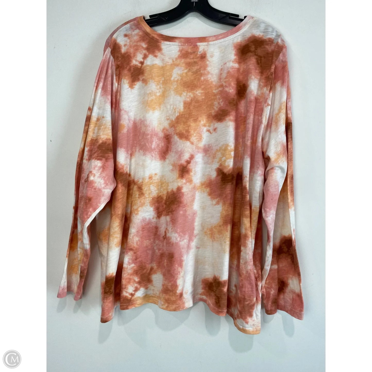 Top Long Sleeve By Sonoma In Pink, Size: 2x