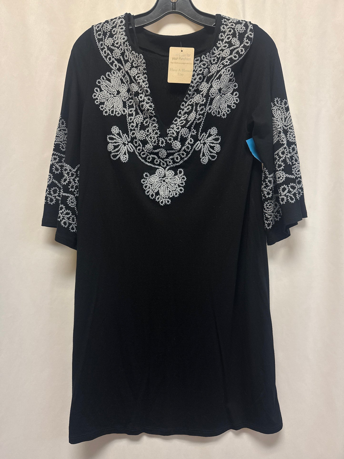 Pants Dress By Chicos In Black & White, Size: 16