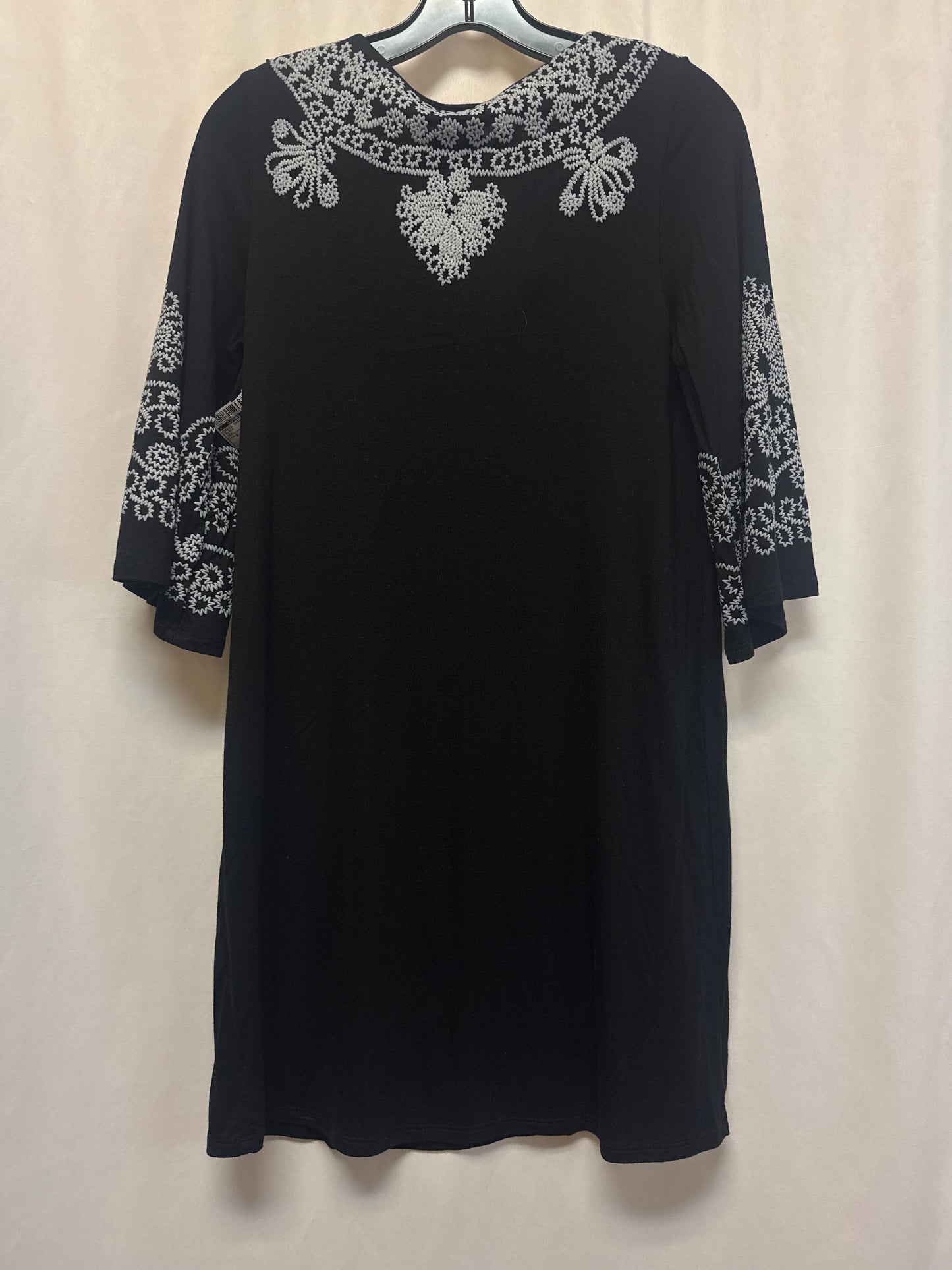 Pants Dress By Chicos In Black & White, Size: 16