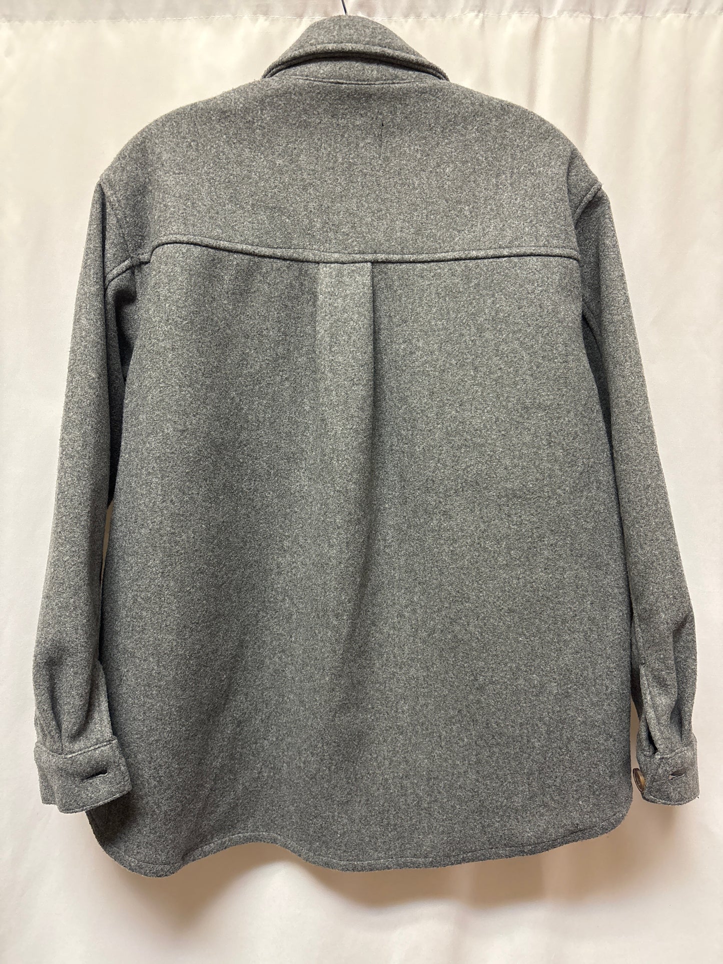 Jacket Fleece By Love Tree In Grey, Size: S