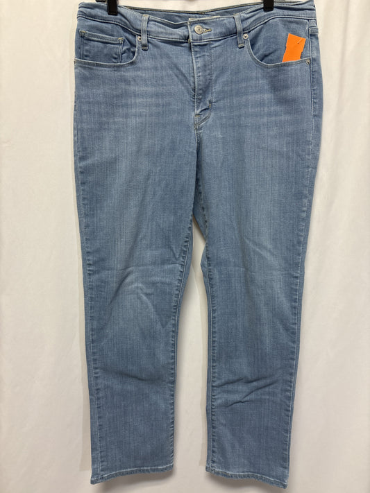 Jeans Straight By Levis  Size: 14