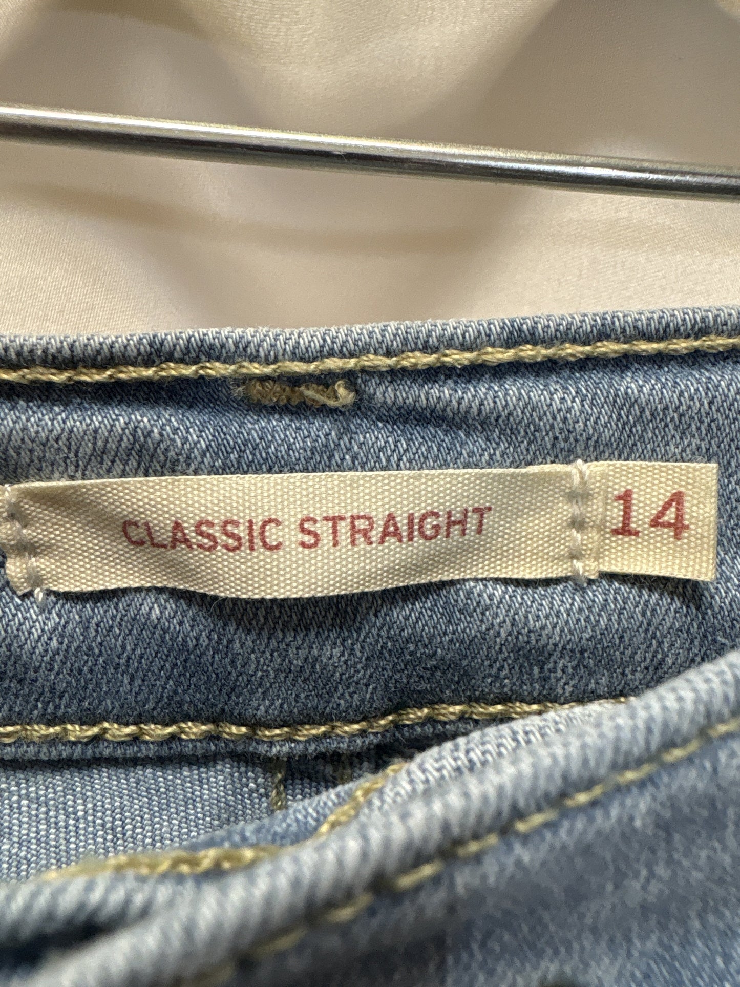 Jeans Straight By Levis  Size: 14