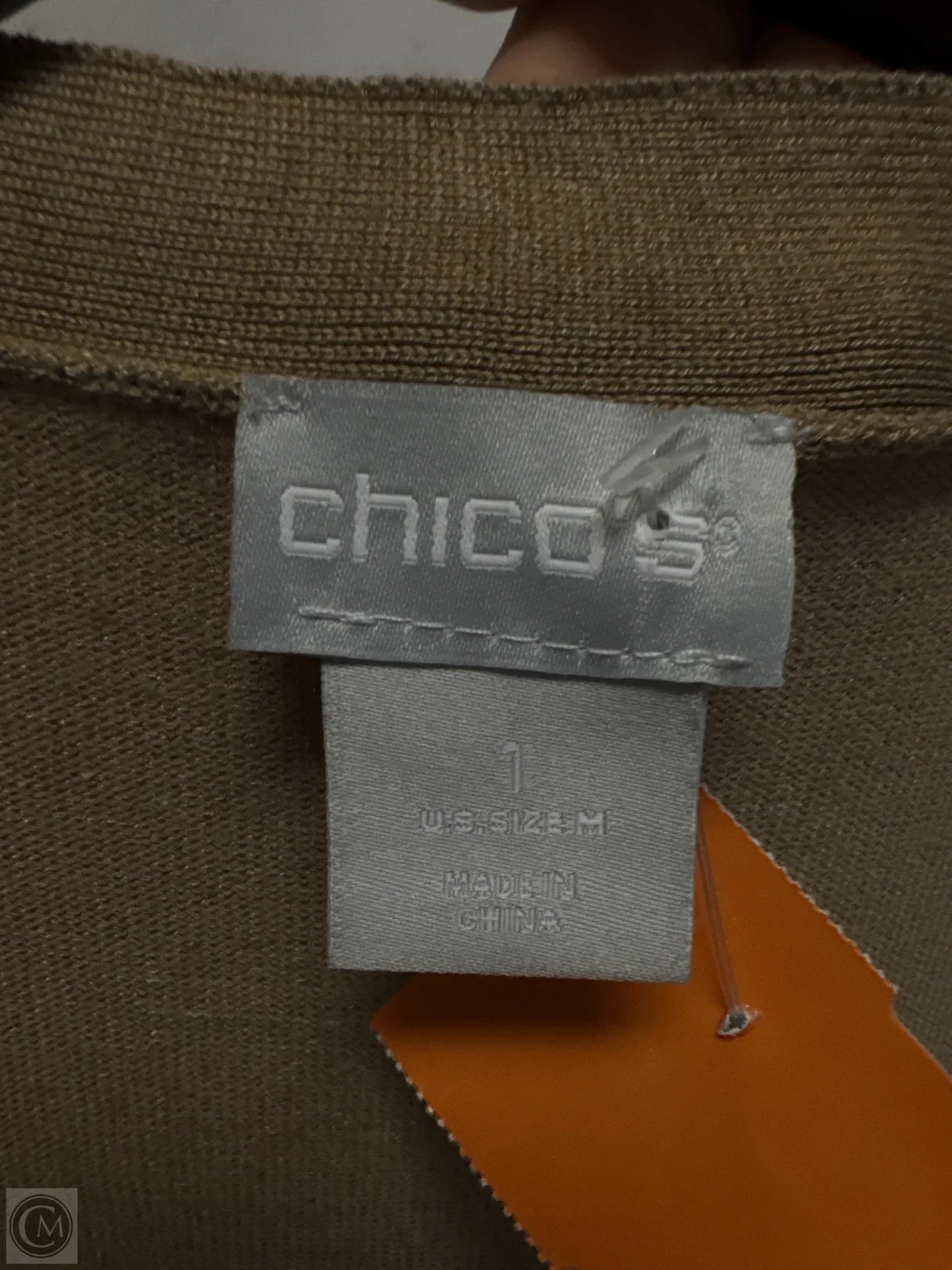 Cardigan By Chicos In Beige, Size: M