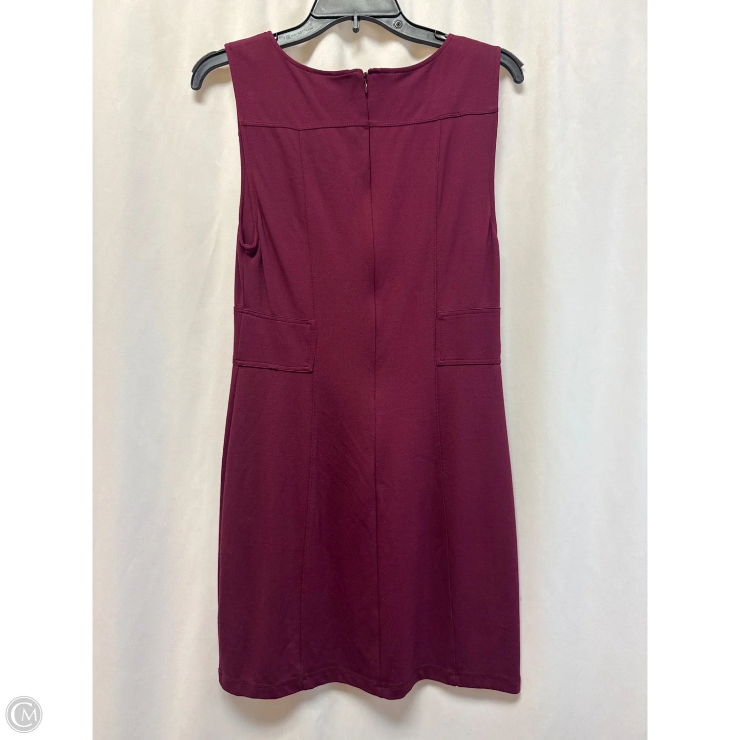Dress Casual Midi By Bobi In Maroon, Size: S