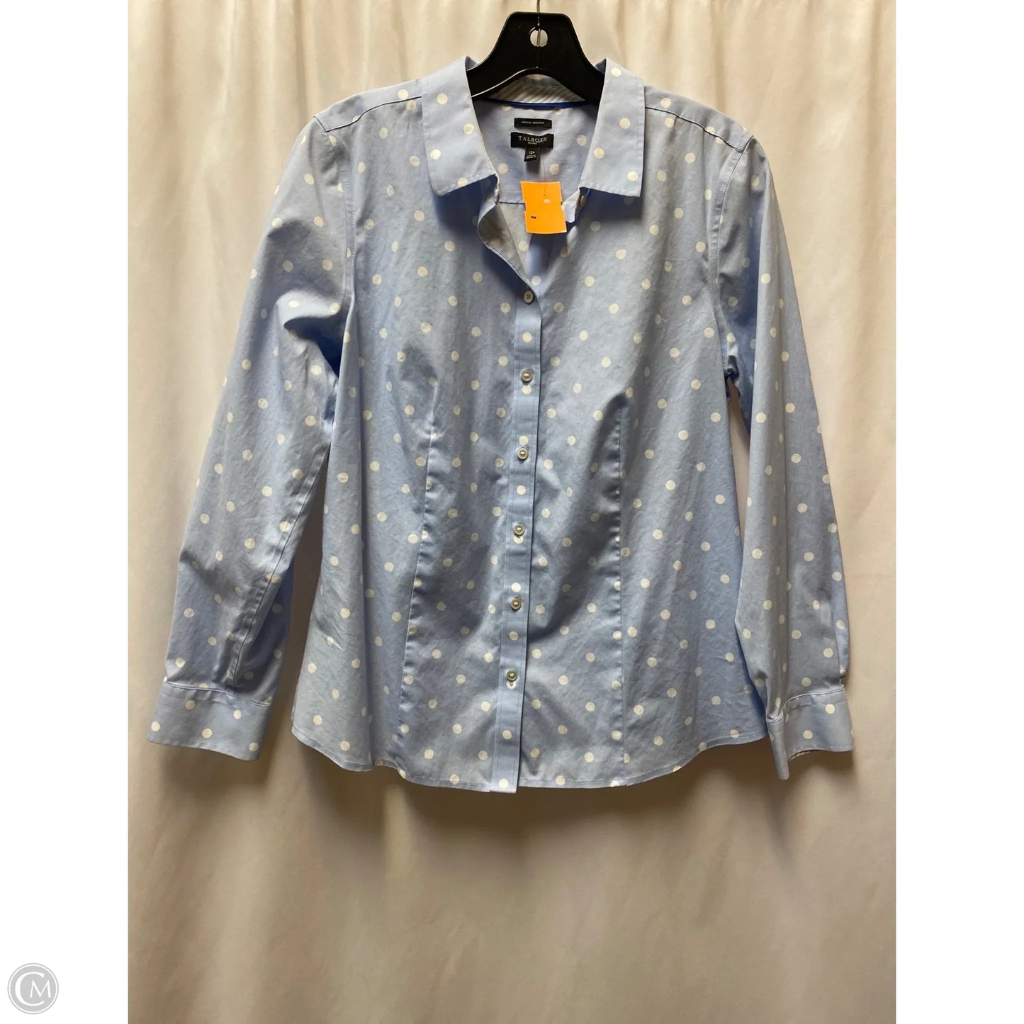 Top Long Sleeve By Talbots In Blue, Size: Lp