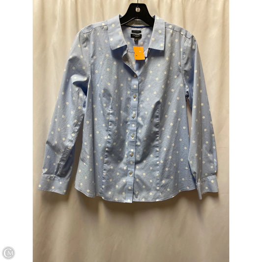 Top Long Sleeve By Talbots In Blue, Size: Lp