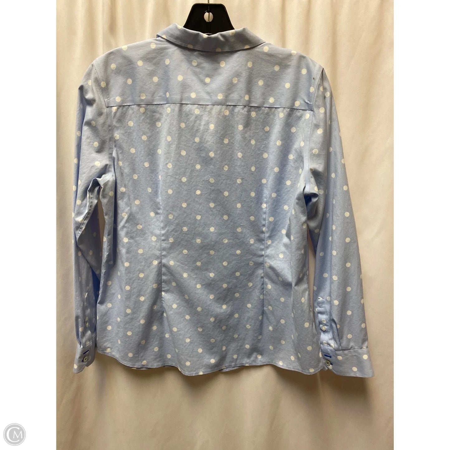 Top Long Sleeve By Talbots In Blue, Size: Lp