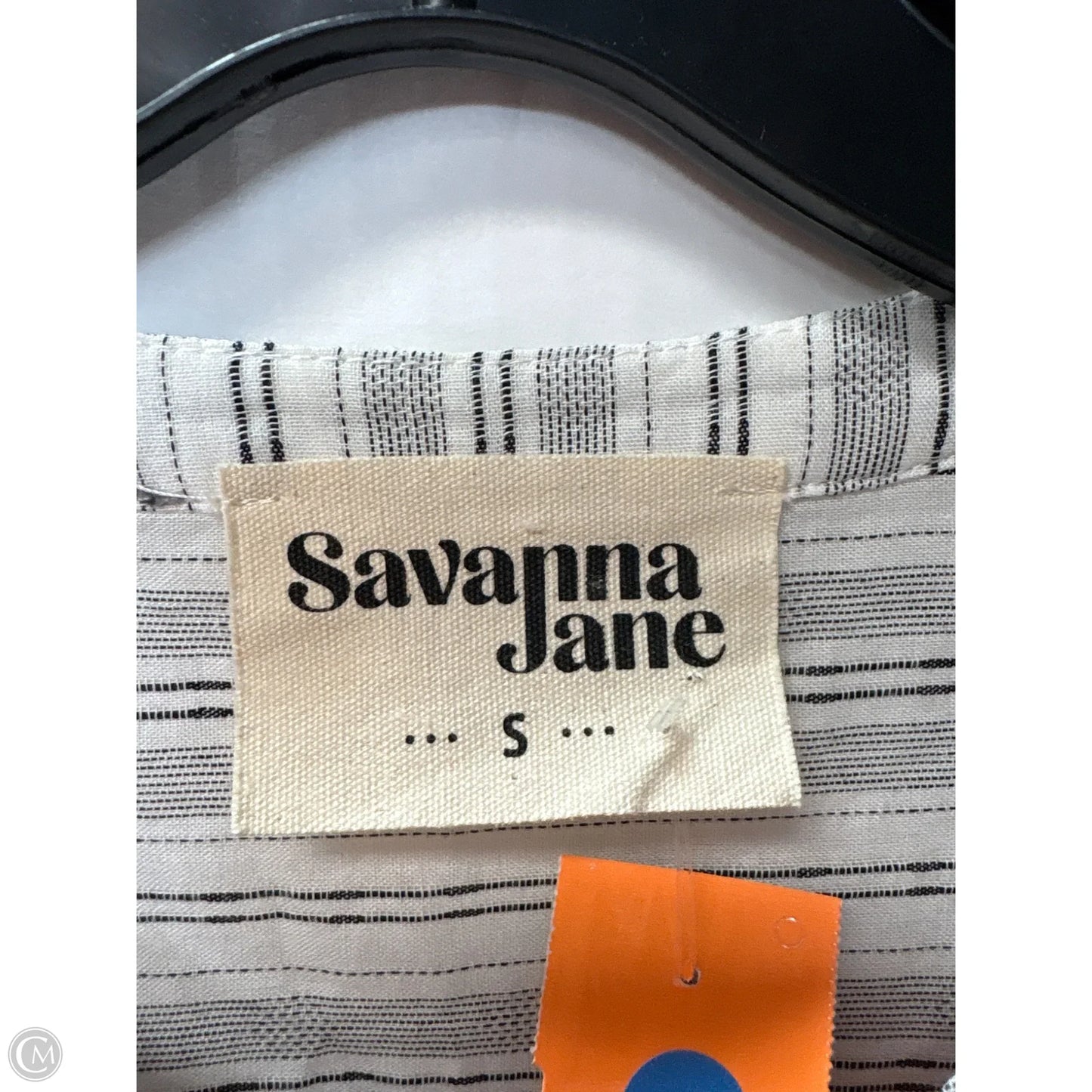 Top Short Sleeve By Savanna Jane In Grey, Size: S