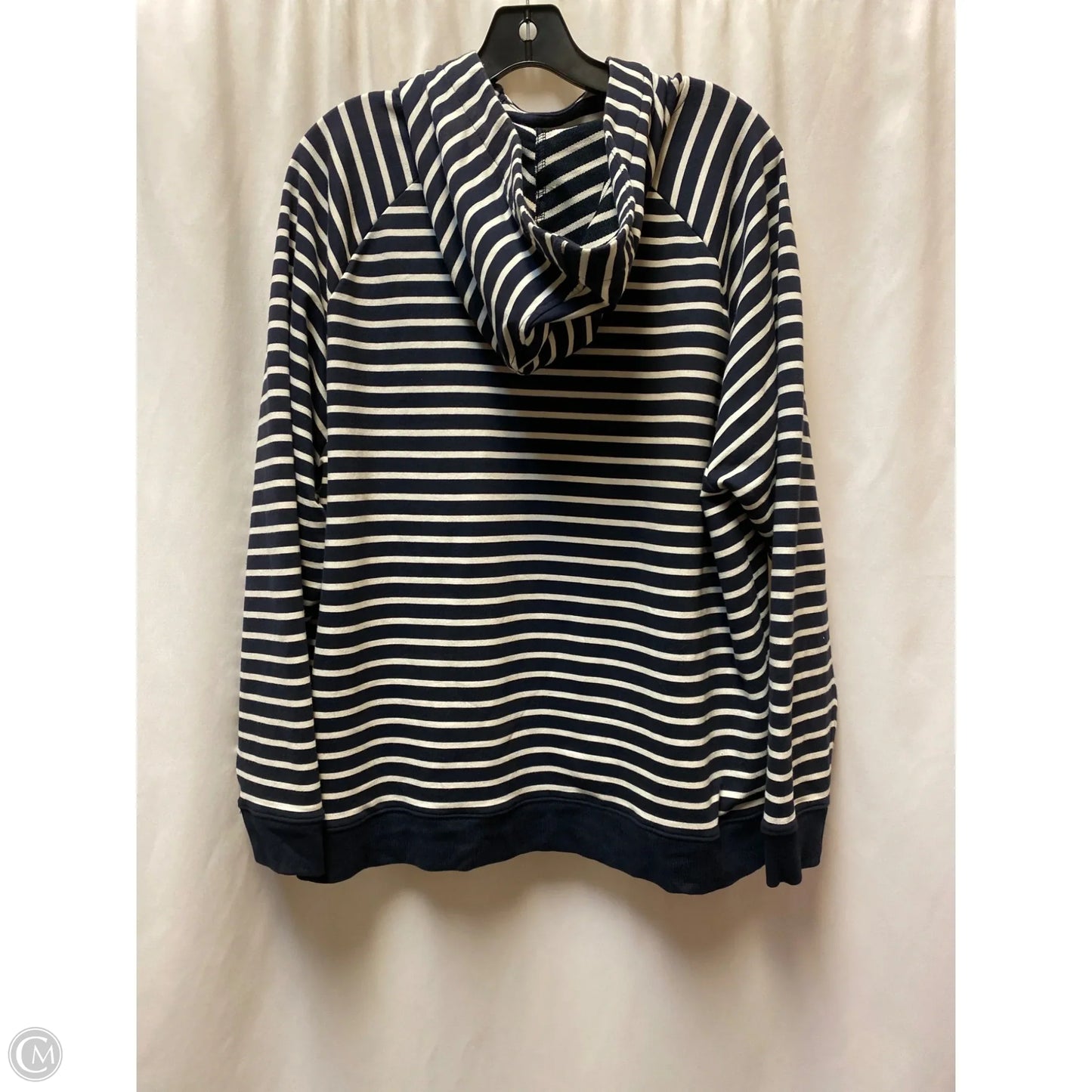 Top Long Sleeve By Lauren By Ralph Lauren In Blue, Size: Xxl