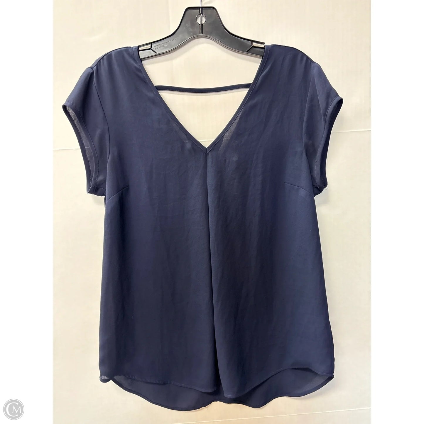 Top Short Sleeve By Dr2 In Navy, Size: S
