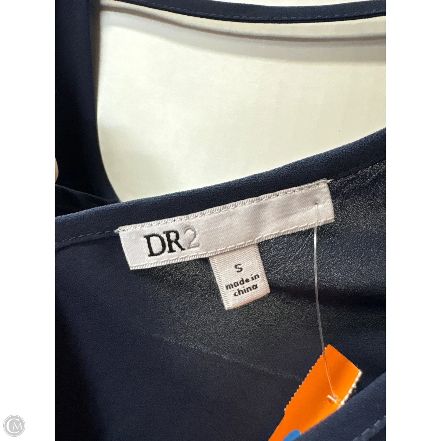 Top Short Sleeve By Dr2 In Navy, Size: S