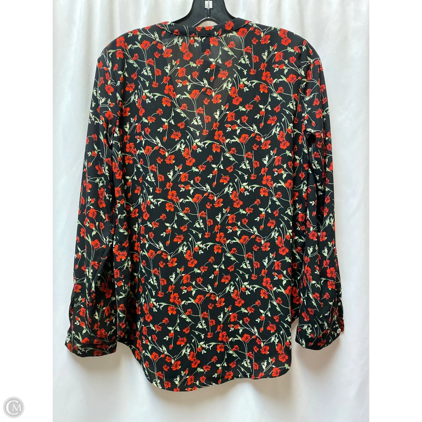 Top Long Sleeve By Forever 21 In Red, Size: S