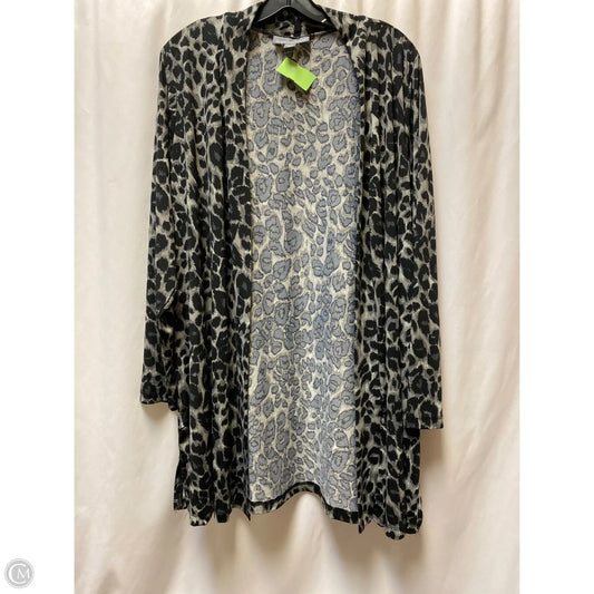 Cardigan By Jessica London In Grey, Size: Xl
