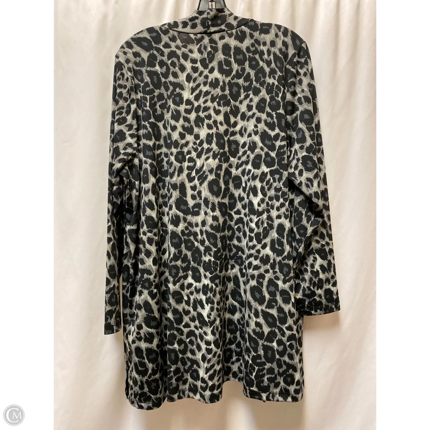 Cardigan By Jessica London In Grey, Size: Xl