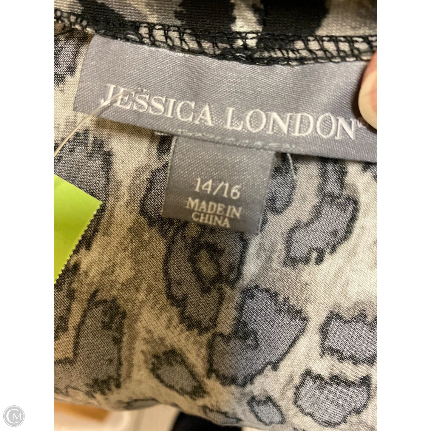 Cardigan By Jessica London In Grey, Size: Xl