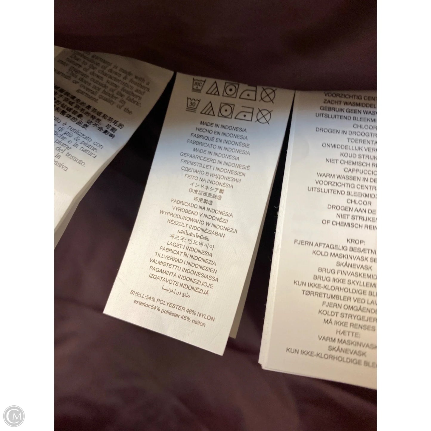 Coat Puffer & Quilted By Michael By Michael Kors In Maroon, Size: Xl