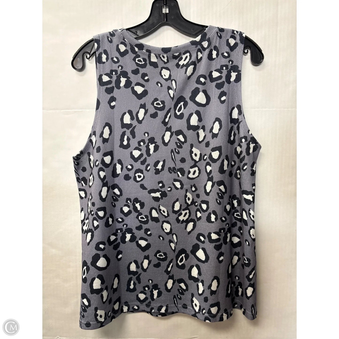 Top Sleeveless By Cmf In Grey, Size: M