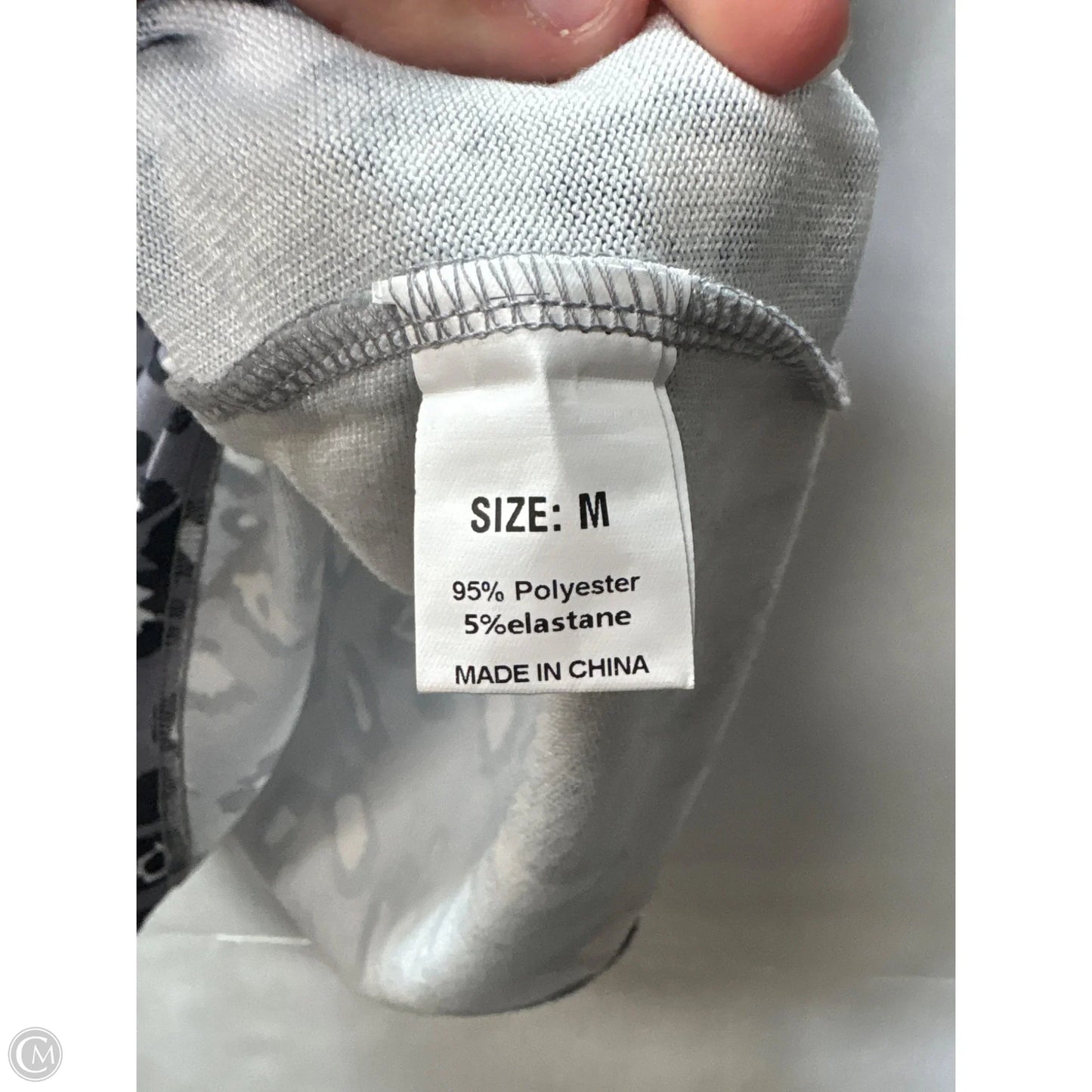 Top Sleeveless By Cmf In Grey, Size: M