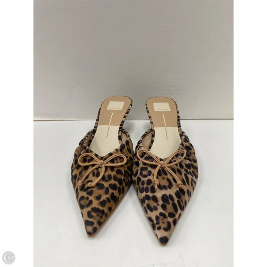 Shoes Heels Kitten By Dolce Vita In Animal Print, Size: 9