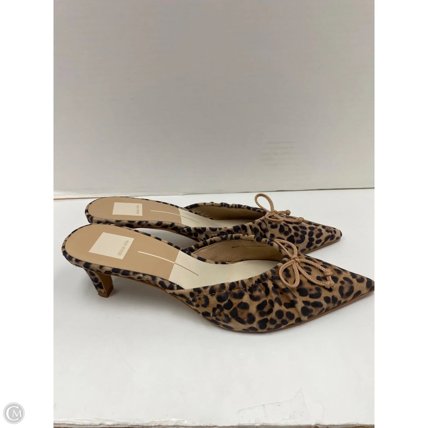 Shoes Heels Kitten By Dolce Vita In Animal Print, Size: 9