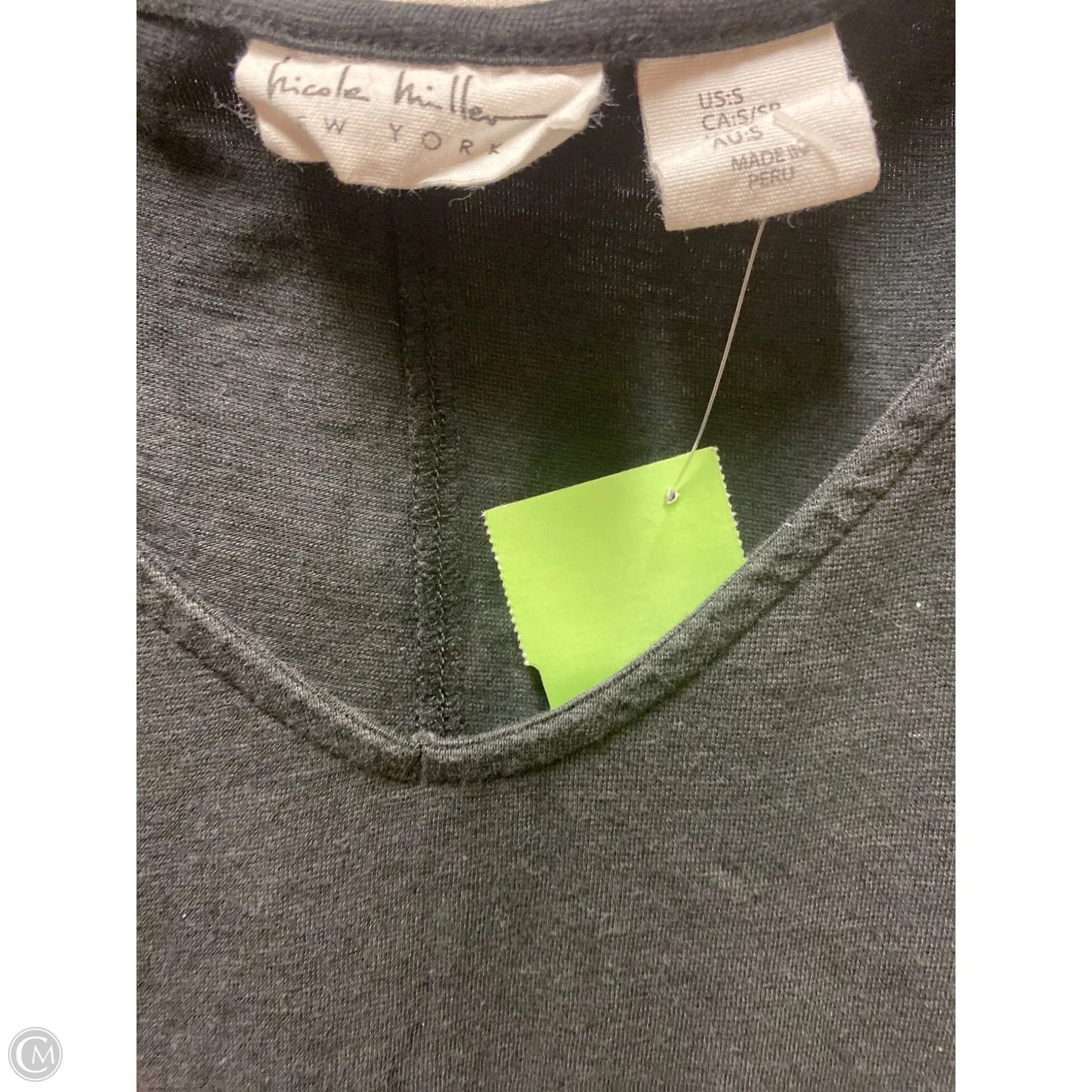 Tank Top By Nicole By Nicole Miller In Black, Size: S