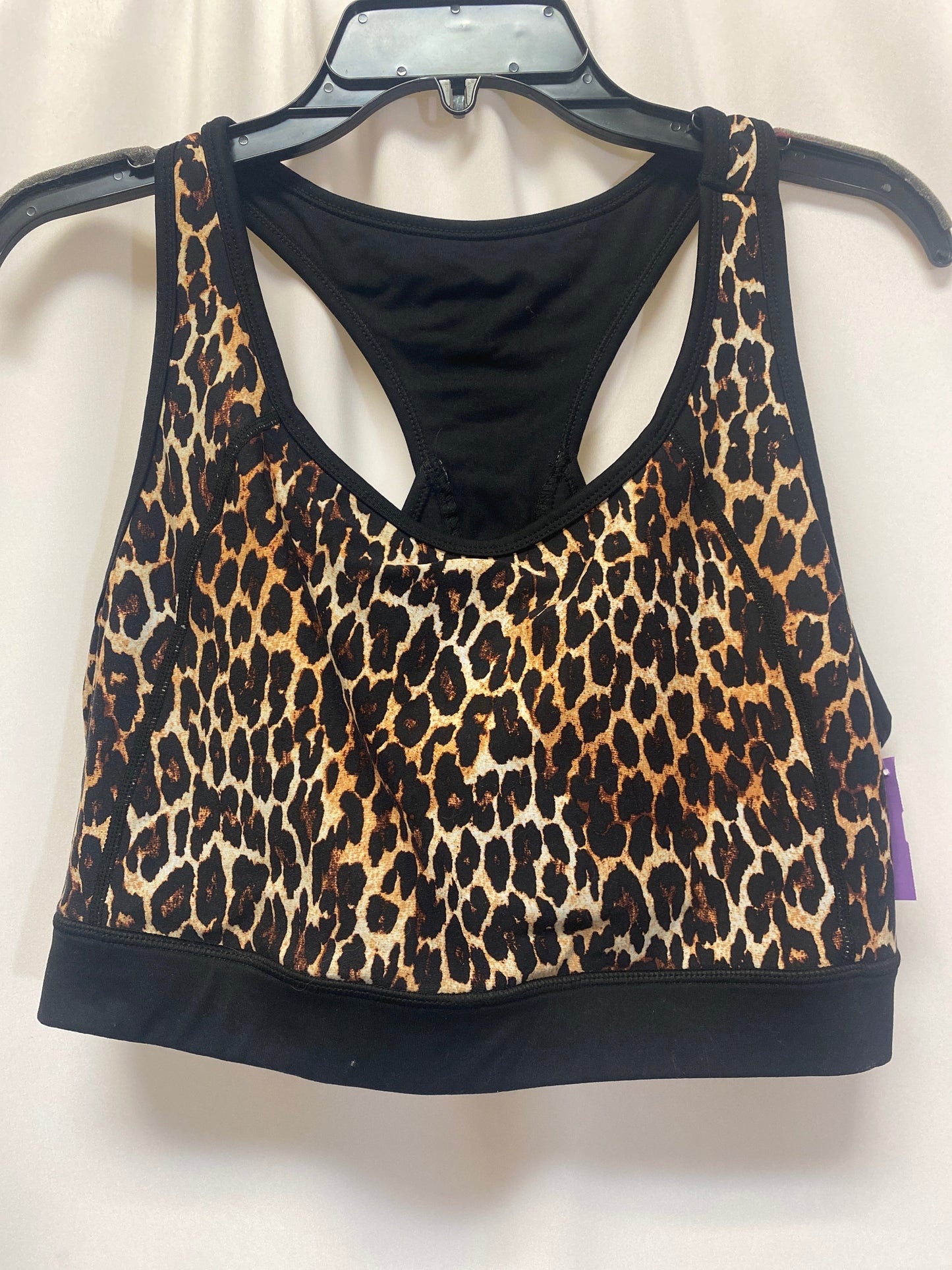 Animal Print Athletic Bra Clothes Mentor, Size Xxl