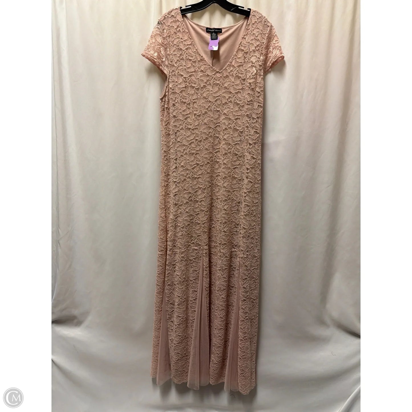 Dress Party Long By Clothes Mentor In Pink, Size: 2x